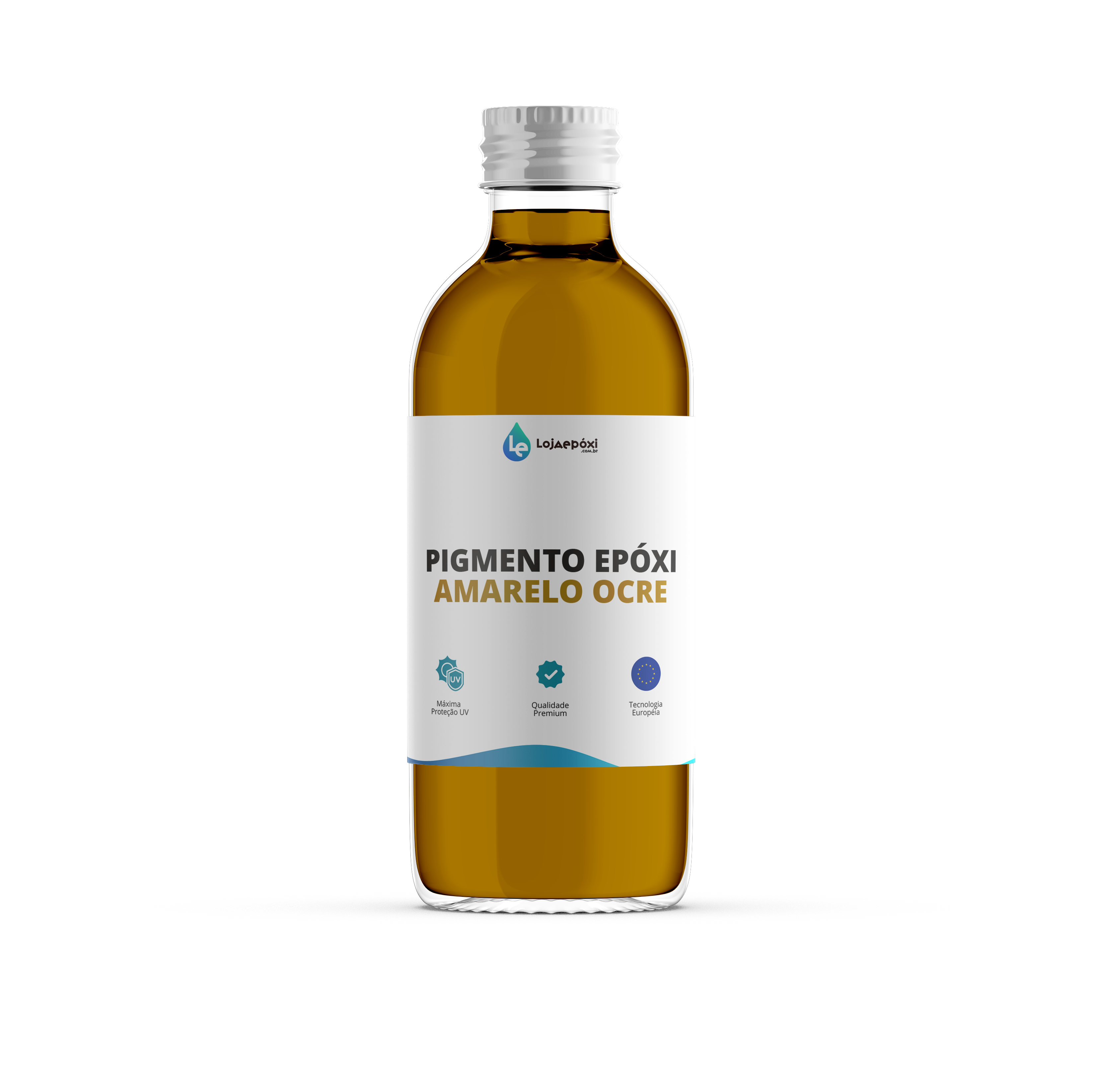 Pigmento Epóxi Amarelo Ocre (240ml) EPX-3